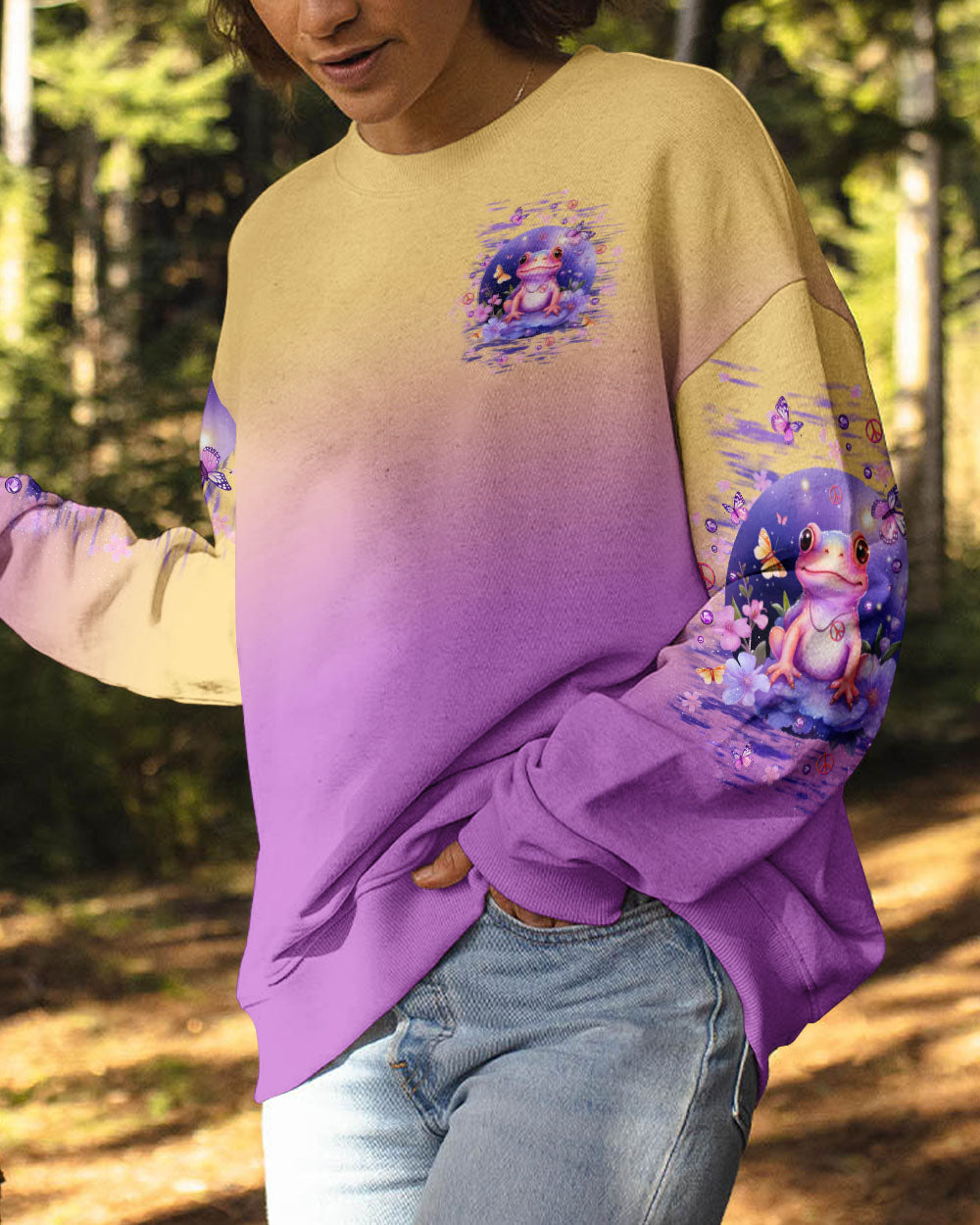 HELLO DARKNESS MY OLD FRIEND FROG ALL OVER PRINT - TLTW0612235