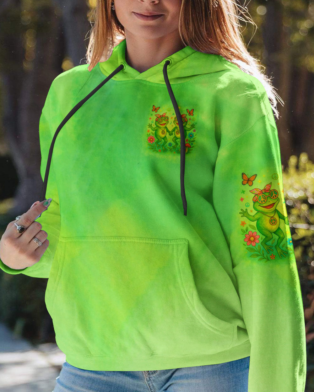 YEAH I'M DTF FROG ALL OVER PRINT - TLTW0705244