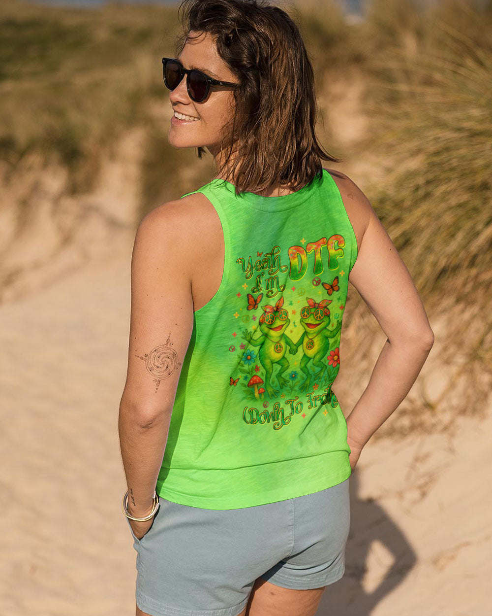 YEAH I'M DTF FROG ALL OVER PRINT - TLTW0705244