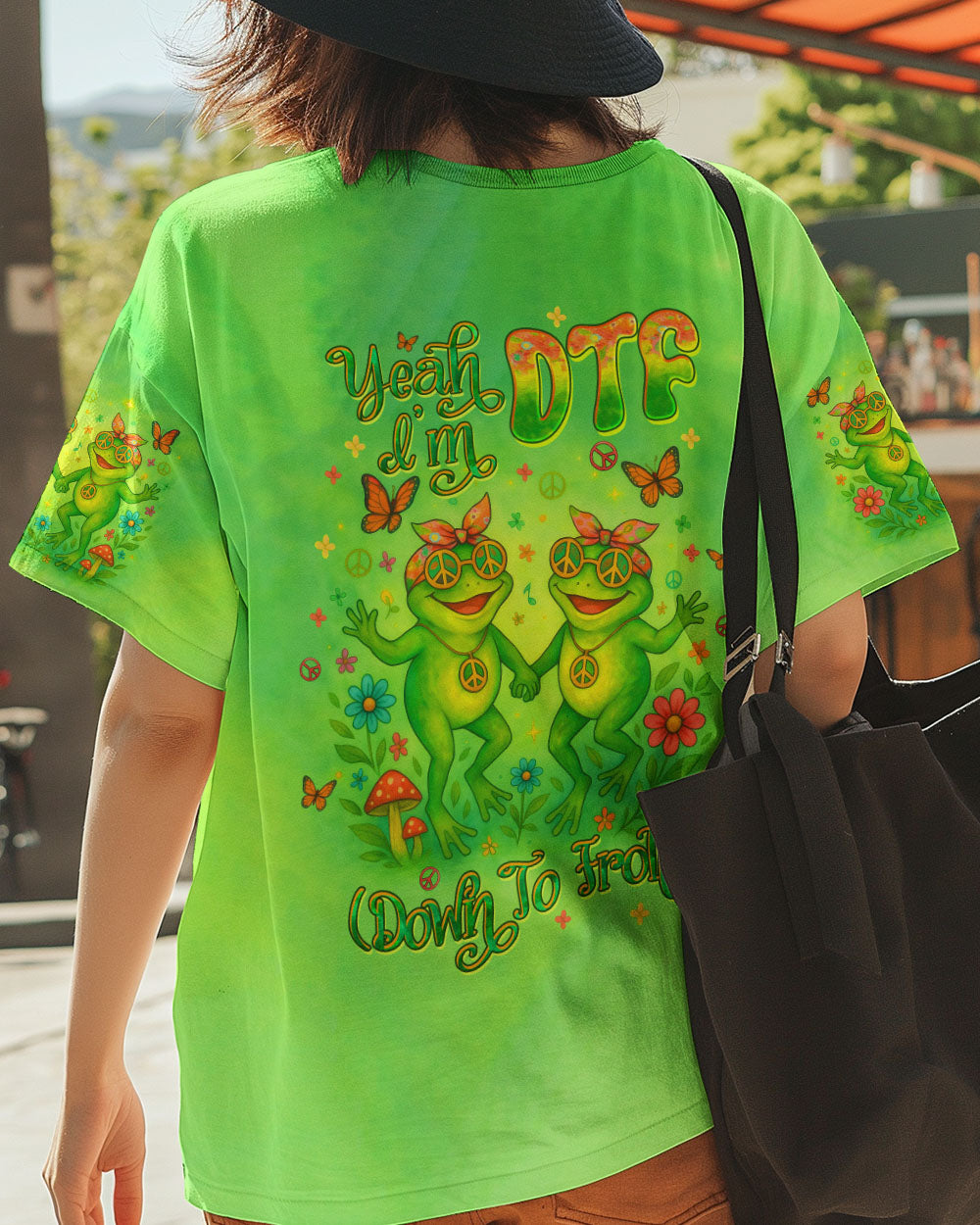 YEAH I'M DTF FROG ALL OVER PRINT - TLTW0705244