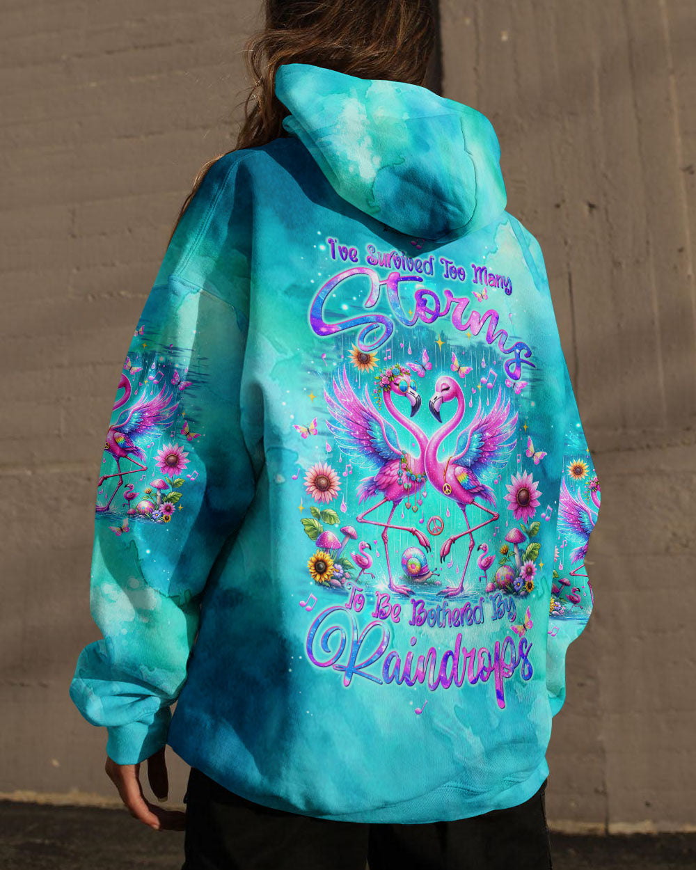 I'VE SURVIVED TOO MANY STORMS FLAMINGO ALL OVER PRINT - TLTW0706245