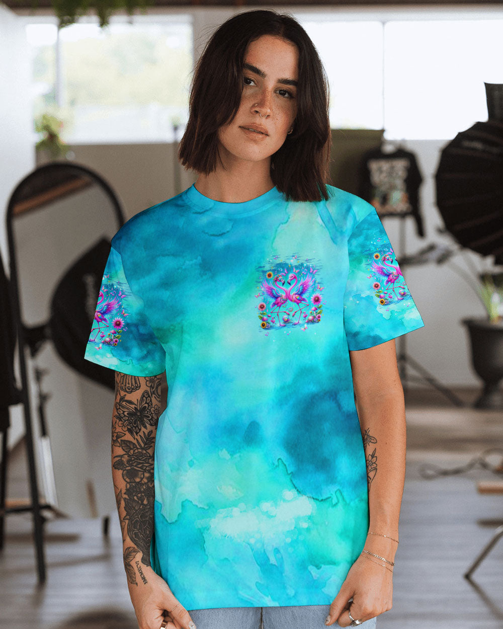 I'VE SURVIVED TOO MANY STORMS FLAMINGO ALL OVER PRINT - TLTW0706245