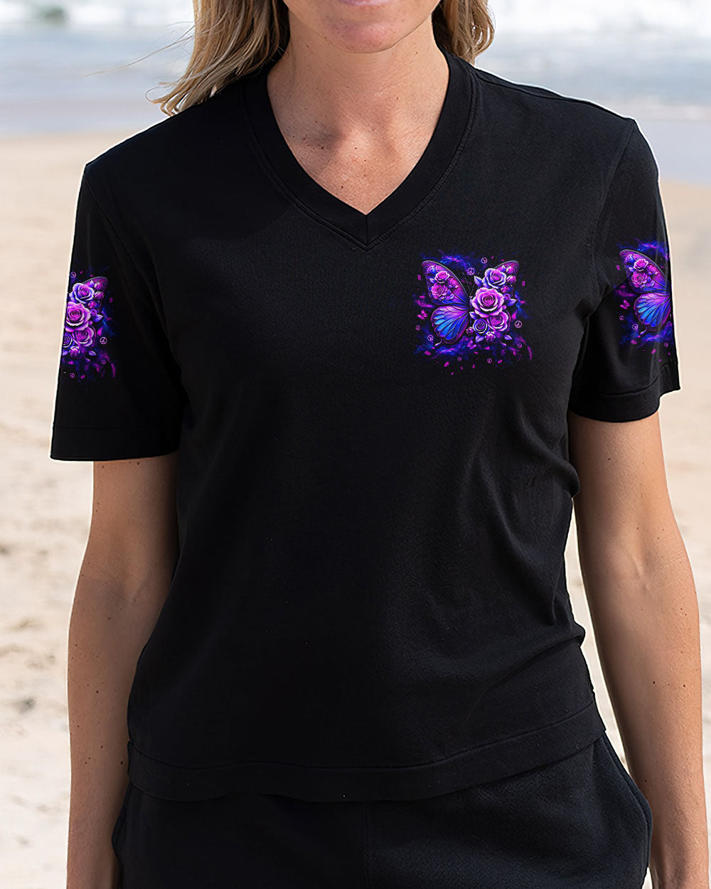 I BELIEVE THERE ARE ANGELS AMONG US BUTTERFLY ALL OVER PRINT - TLTW2509244