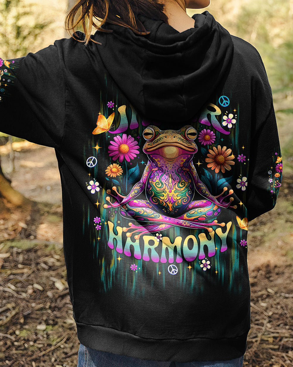 INNER HARMONY FROG ALL OVER PRINT - TLTW0802253
