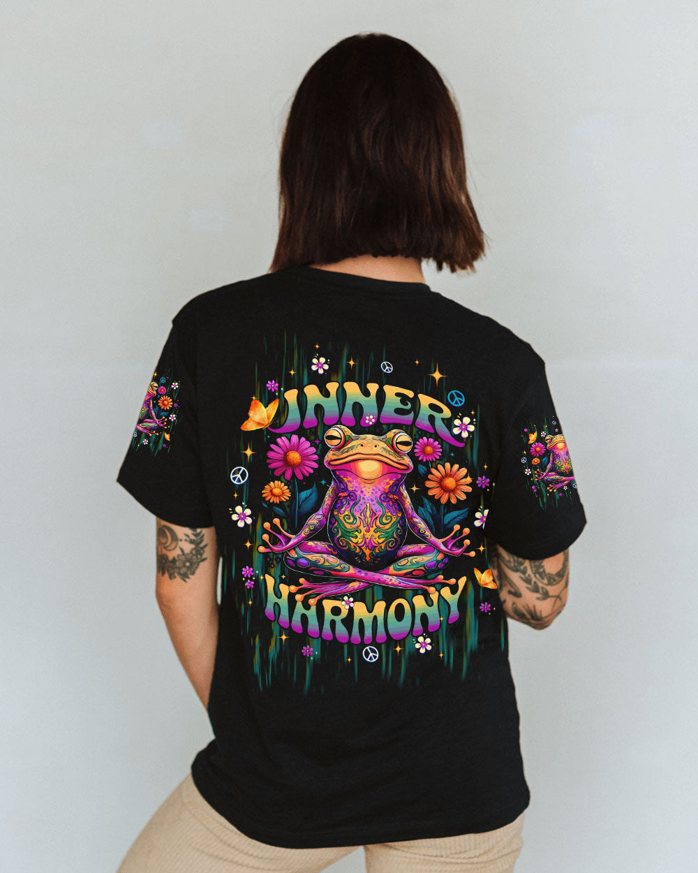 INNER HARMONY FROG ALL OVER PRINT - TLTW0802253