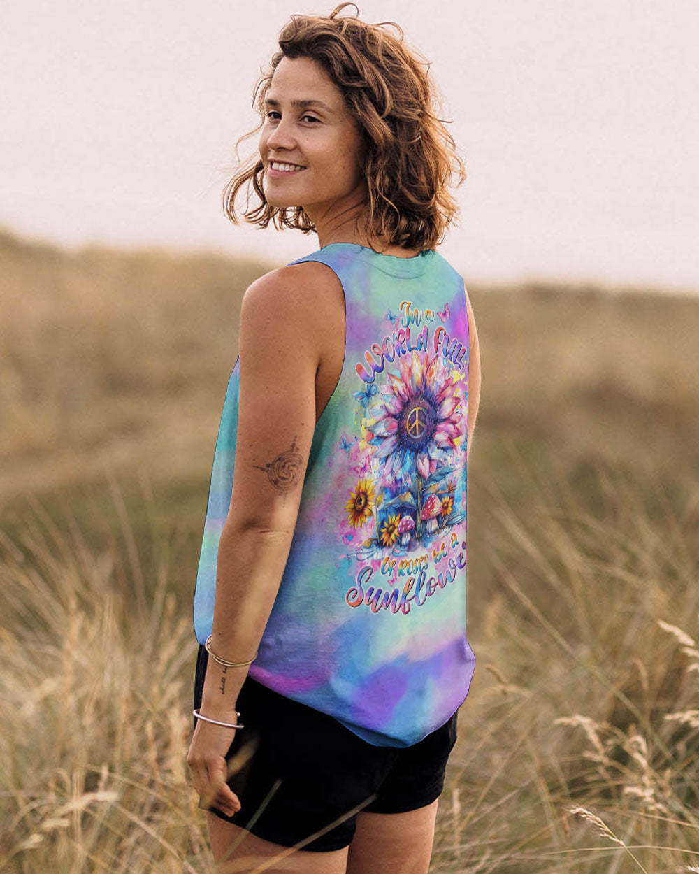 BE A SUNFLOWER ALL OVER PRINT - TLTW0803345