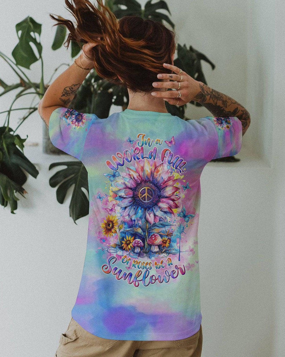 BE A SUNFLOWER ALL OVER PRINT - TLTW0803345