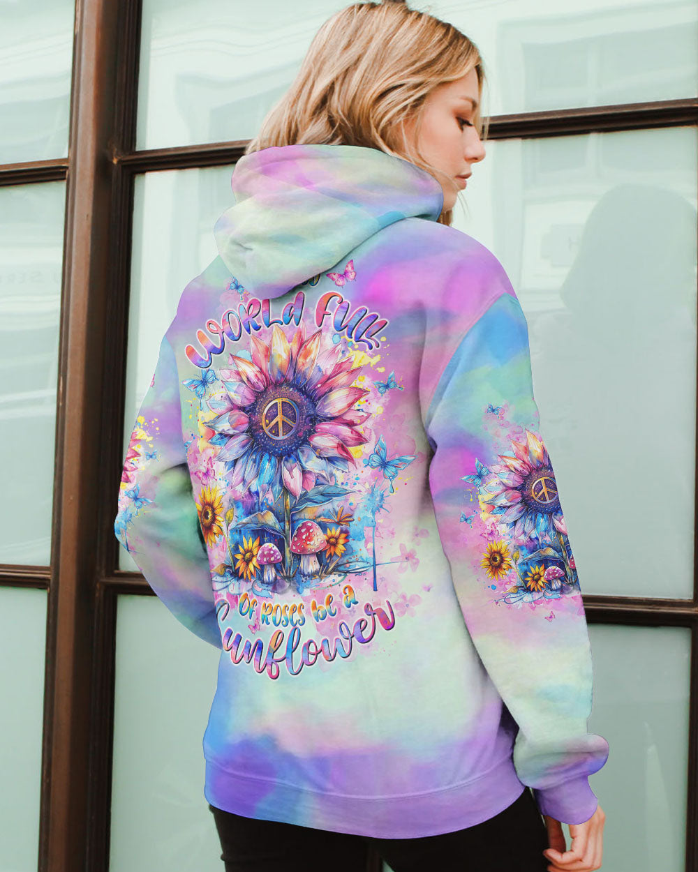 BE A SUNFLOWER ALL OVER PRINT - TLTW0803345