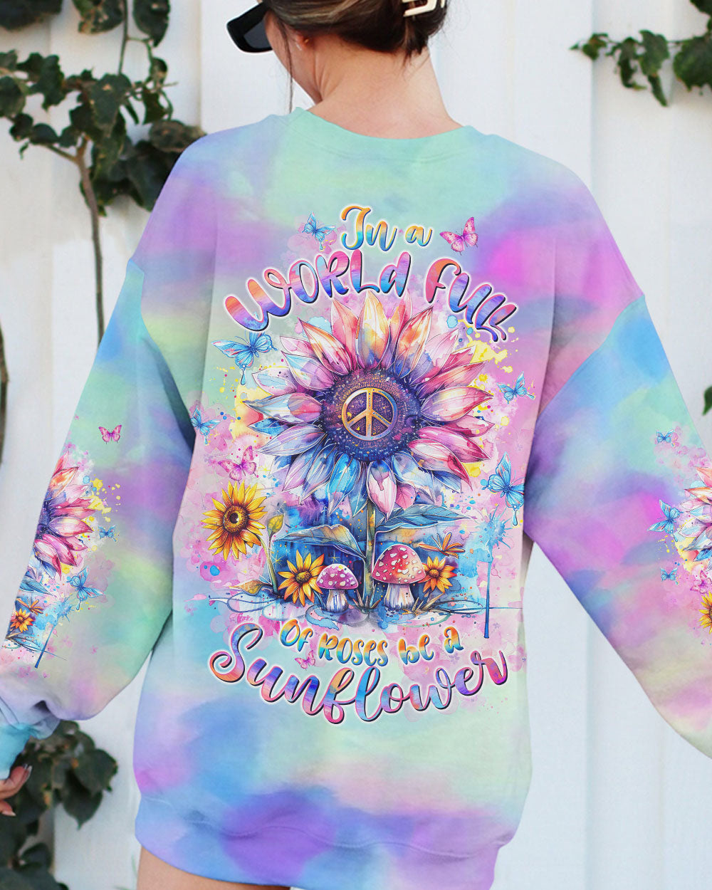BE A SUNFLOWER ALL OVER PRINT - TLTW0803345
