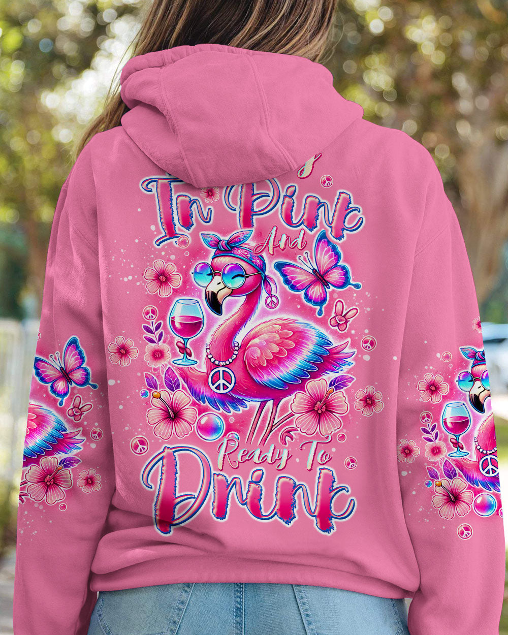 PRETTY IN PINK FLAMINGO ALL OVER PRINT - TLTW0807244