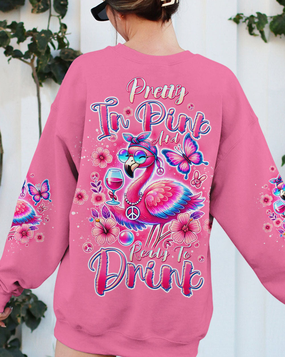 PRETTY IN PINK FLAMINGO ALL OVER PRINT - TLTW0807244