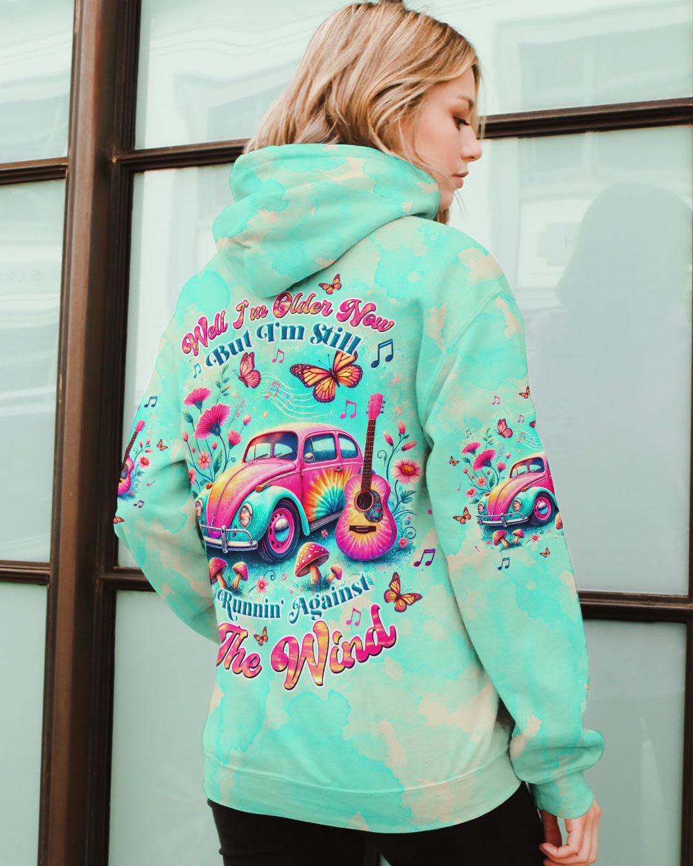 RUNNING AGAINST THE WIND CAR ALL OVER PRINT - TLTW0808243