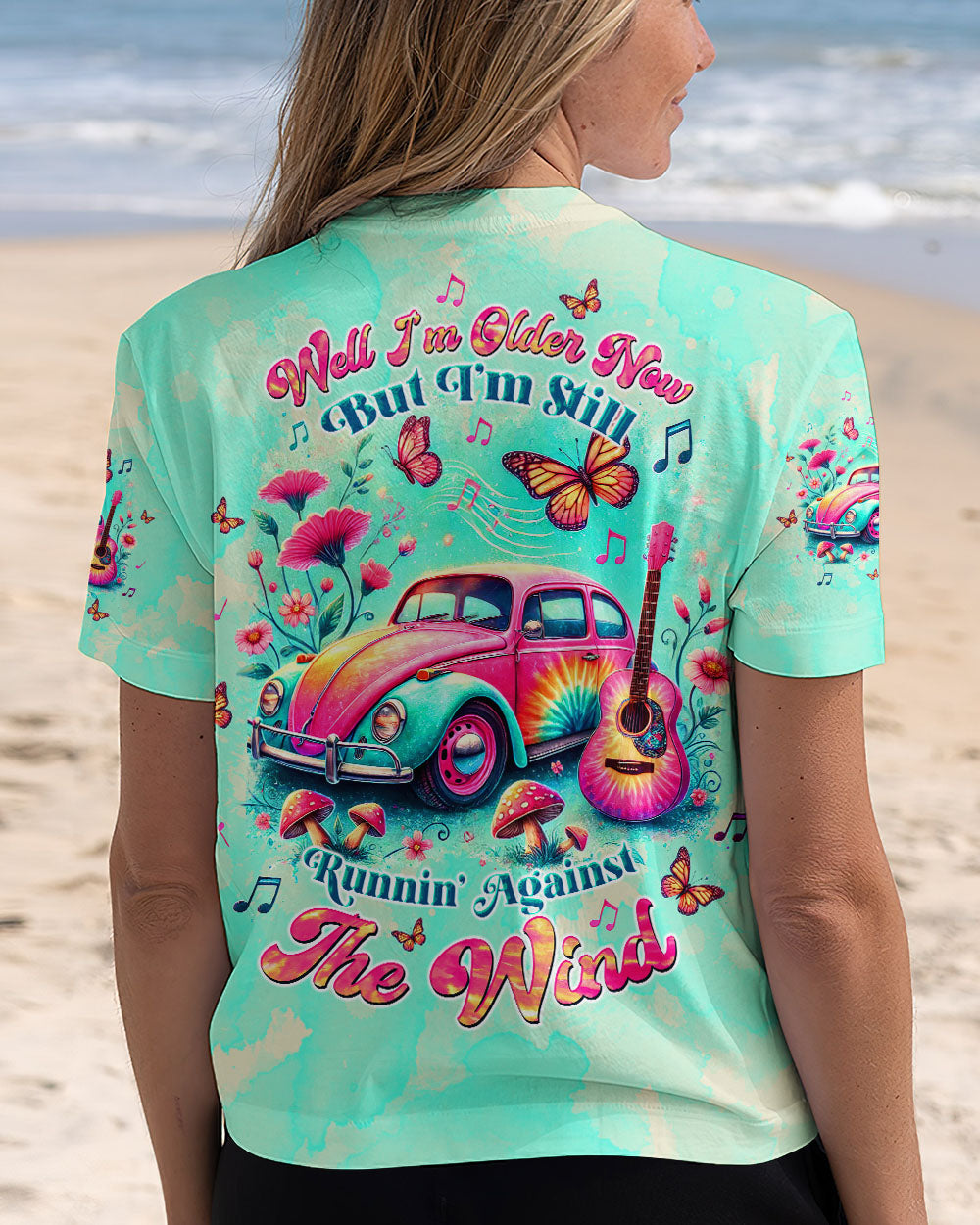 RUNNING AGAINST THE WIND CAR ALL OVER PRINT - TLTW0808243