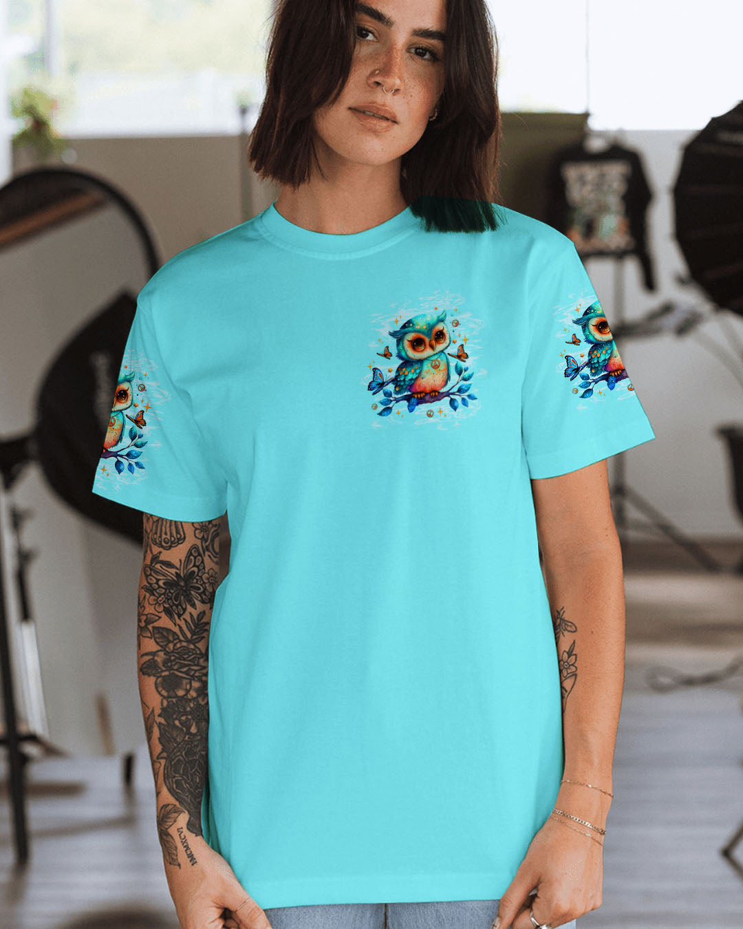 WHISPER WORDS OF WISDOM LET IT BE OWL  ALL OVER PRINT  - TLTW0810254