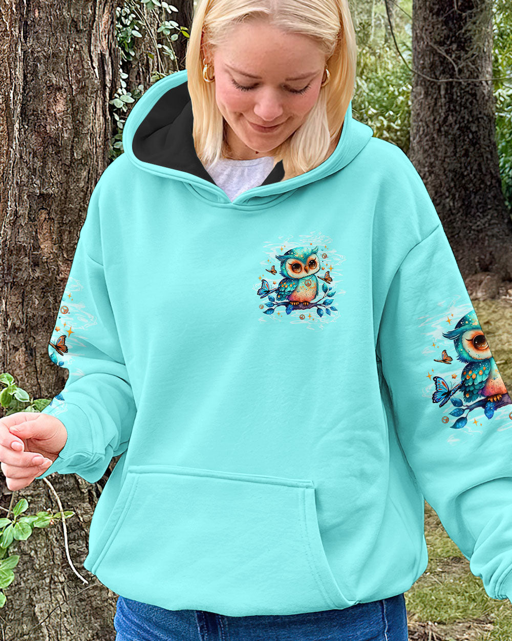 WHISPER WORDS OF WISDOM LET IT BE OWL  ALL OVER PRINT  - TLTW0810254