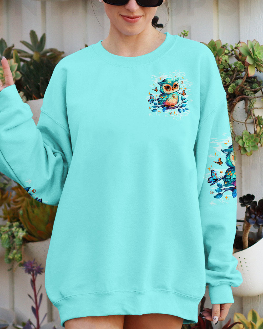 WHISPER WORDS OF WISDOM LET IT BE OWL  ALL OVER PRINT  - TLTW0810254