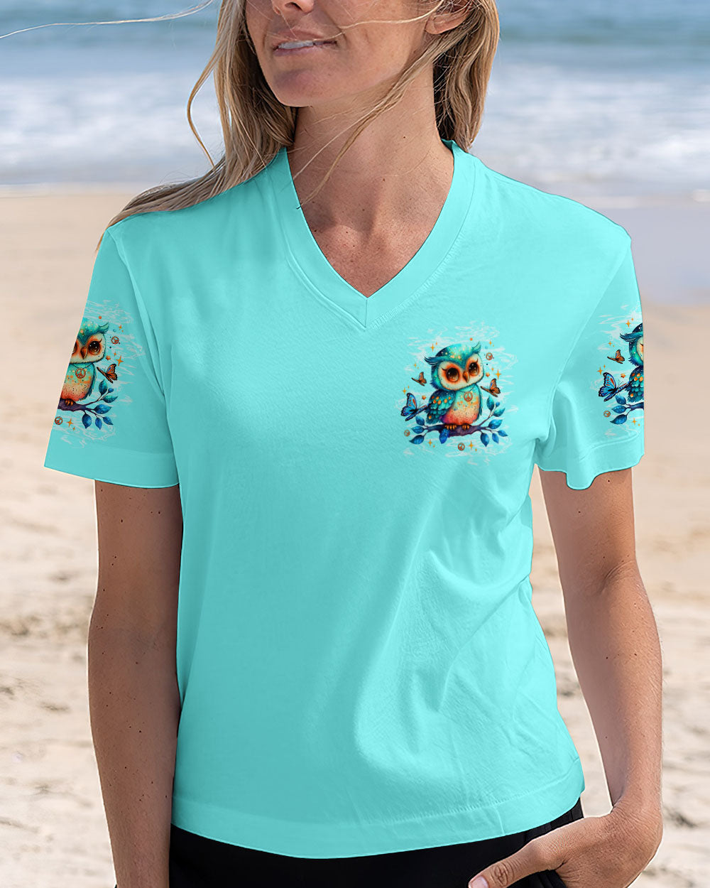 WHISPER WORDS OF WISDOM LET IT BE OWL  ALL OVER PRINT  - TLTW0810254