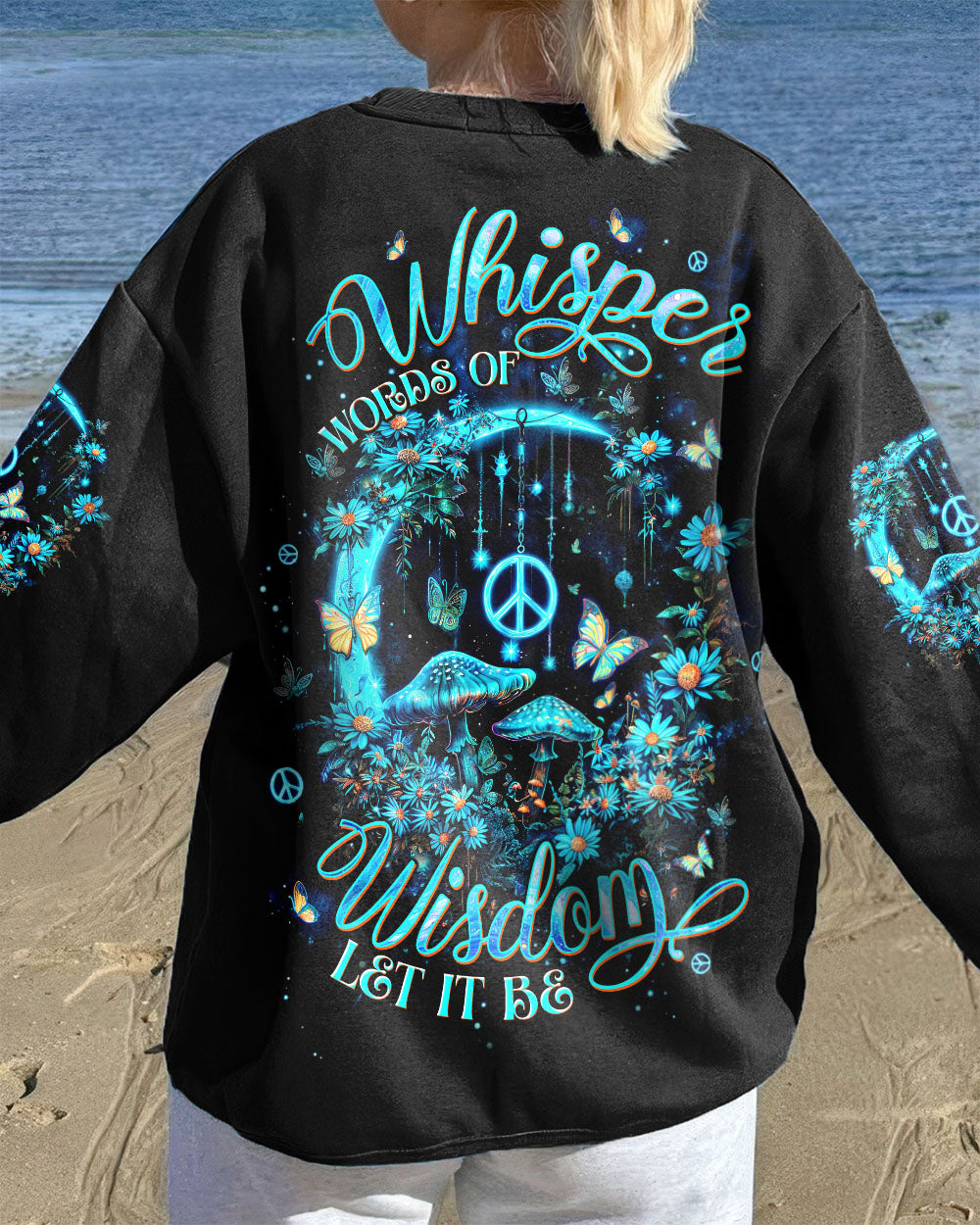 WHISPER WORDS OF WISDOM LET IT BE MOON ALL OVER PRINT  - TLTW0811251
