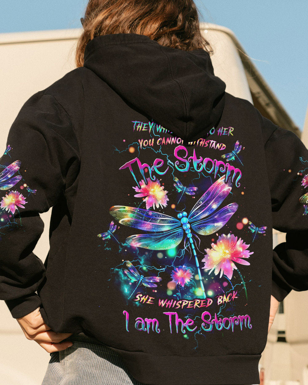 I AM THE STORM DRAGONFLY ALL OVER PRINT - TLTW0812233