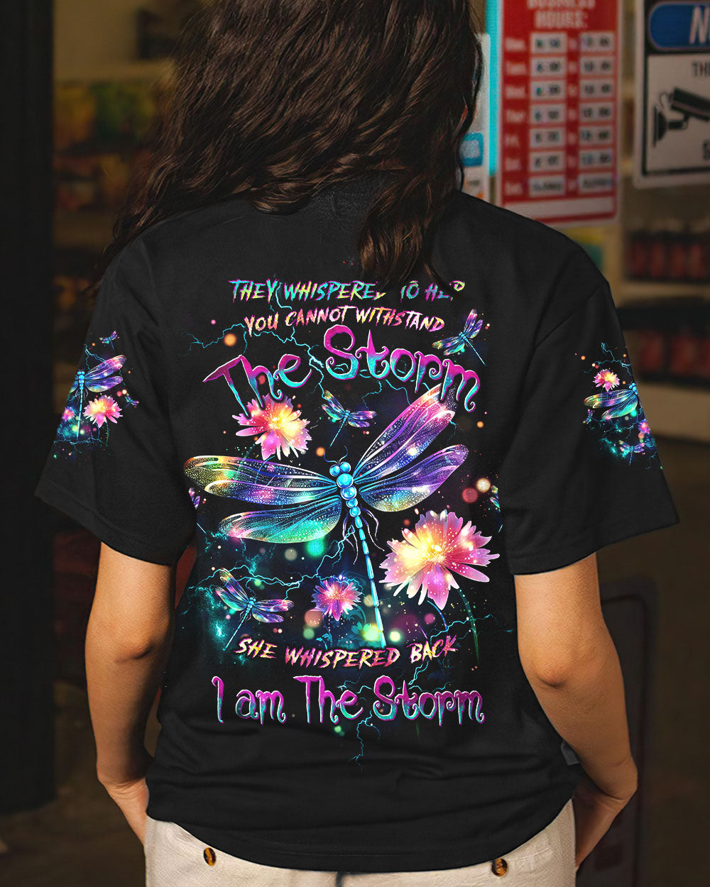 I AM THE STORM DRAGONFLY ALL OVER PRINT - TLTW0812233