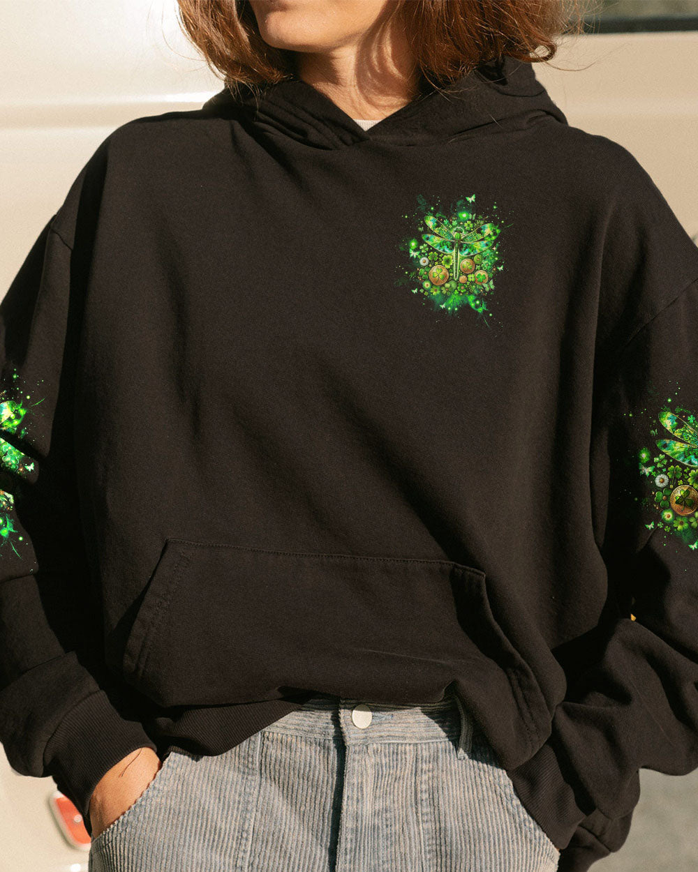 IN MARCH WE WEAR GREEN DRAGONFLY PATRICK'S DAY ALL OVER PRINT - TLTW0901243