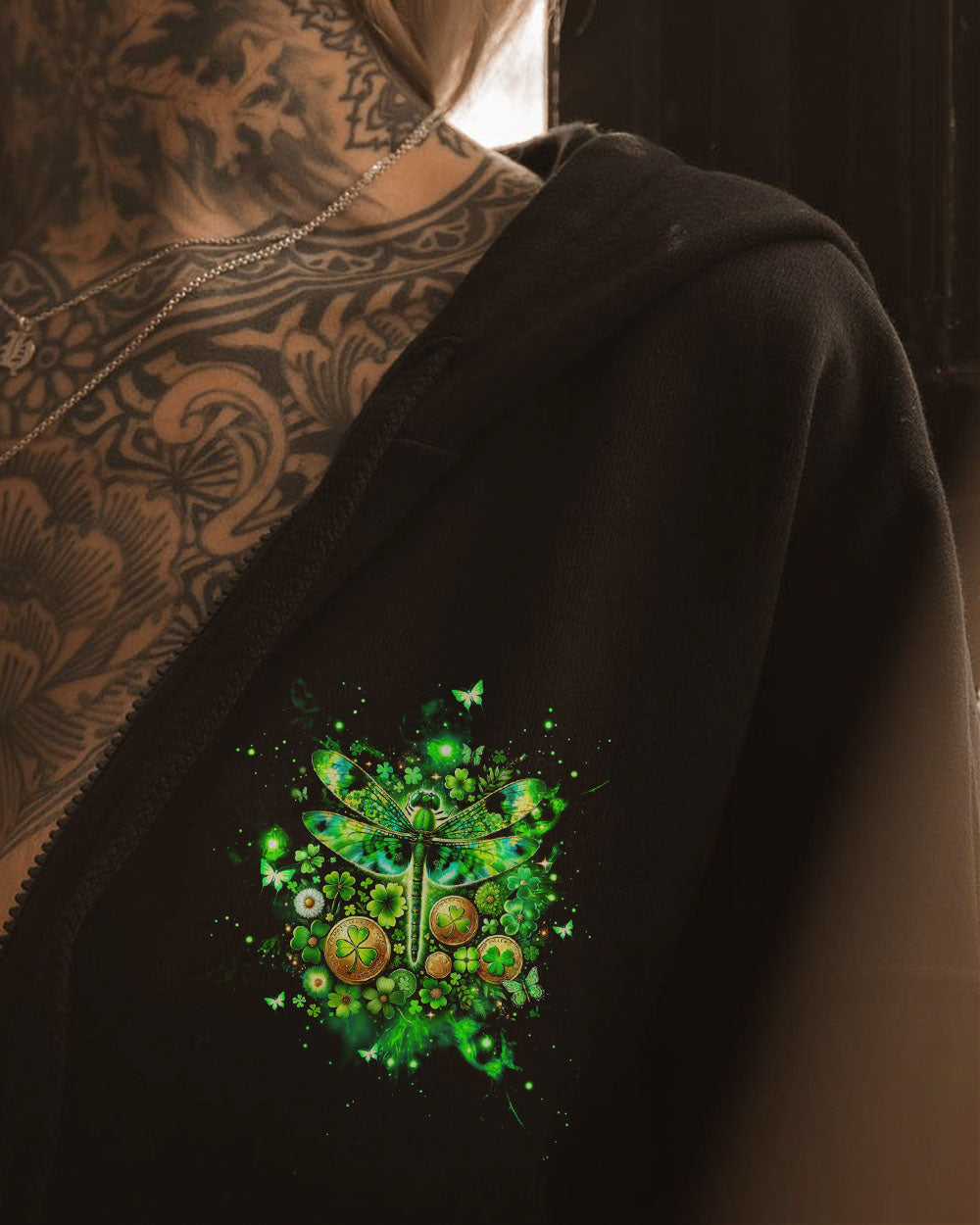 IN MARCH WE WEAR GREEN DRAGONFLY PATRICK'S DAY ALL OVER PRINT - TLTW0901243