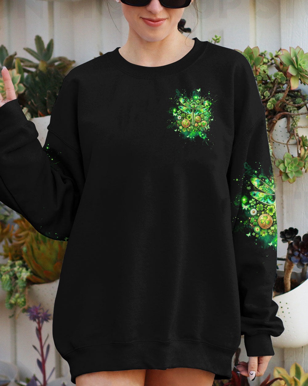 IN MARCH WE WEAR GREEN DRAGONFLY PATRICK'S DAY ALL OVER PRINT - TLTW0901243