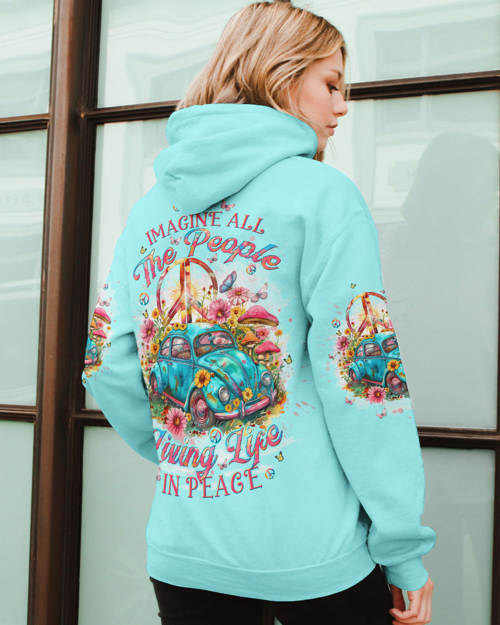 IMAGINE ALL THE PEOPLE LIVING LIFE IN PEACE ALL OVER PRINT - TLTW0904243