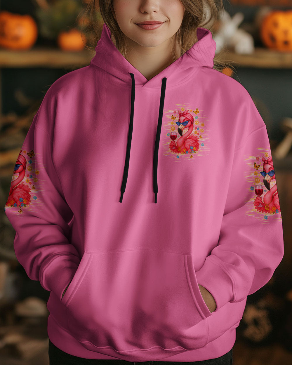 PRETTY IN PINK FLAMINGO ALL OVER PRINT - TLTW0904254