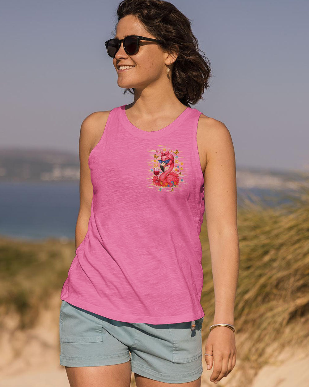 PRETTY IN PINK FLAMINGO ALL OVER PRINT - TLTW0904254