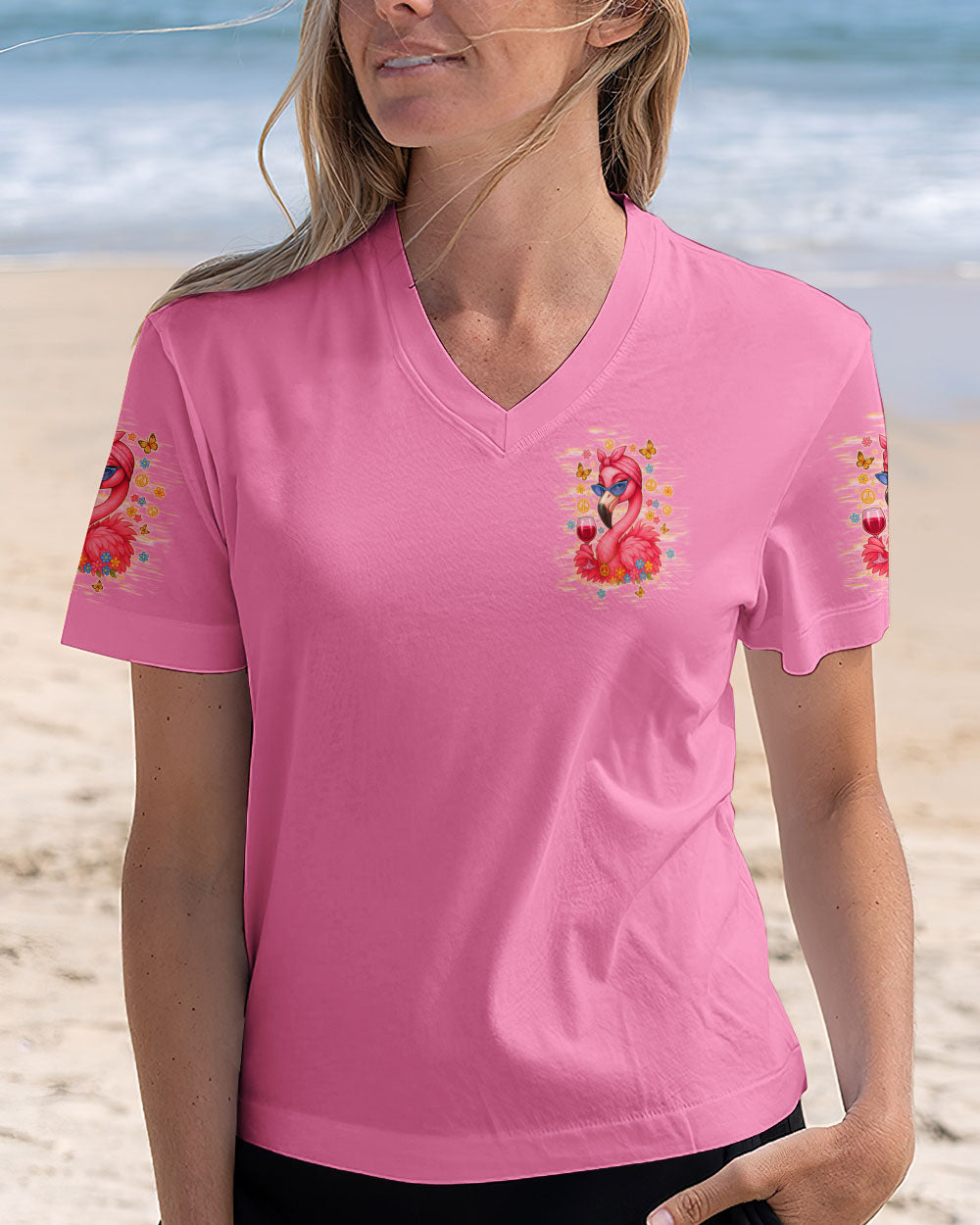 PRETTY IN PINK FLAMINGO ALL OVER PRINT - TLTW0904254