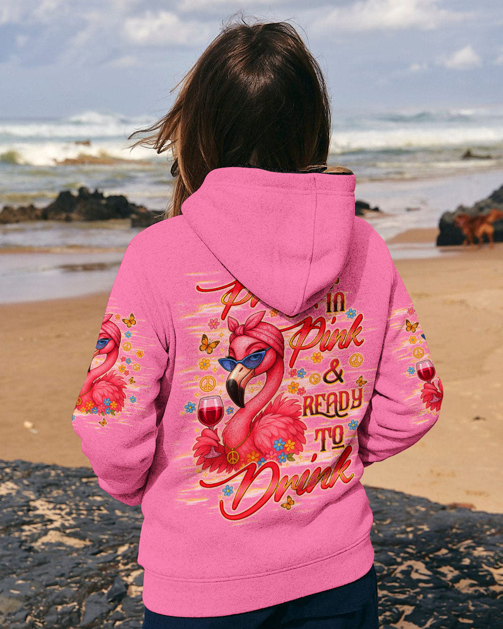 PRETTY IN PINK FLAMINGO ALL OVER PRINT - TLTW0904254