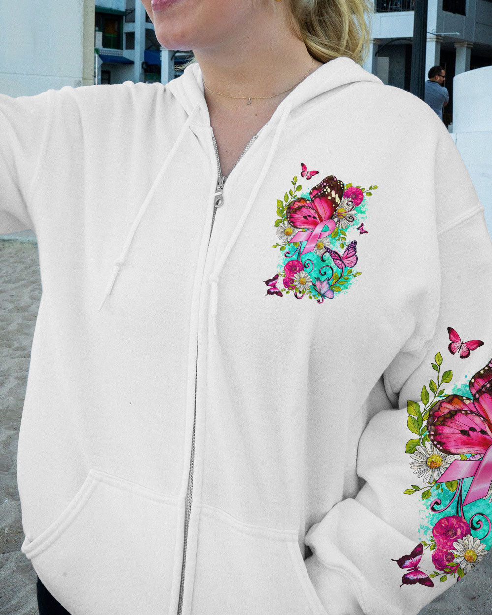 THINK PINK BUTTERFLY ALL OVER PRINT - TLTW0908231