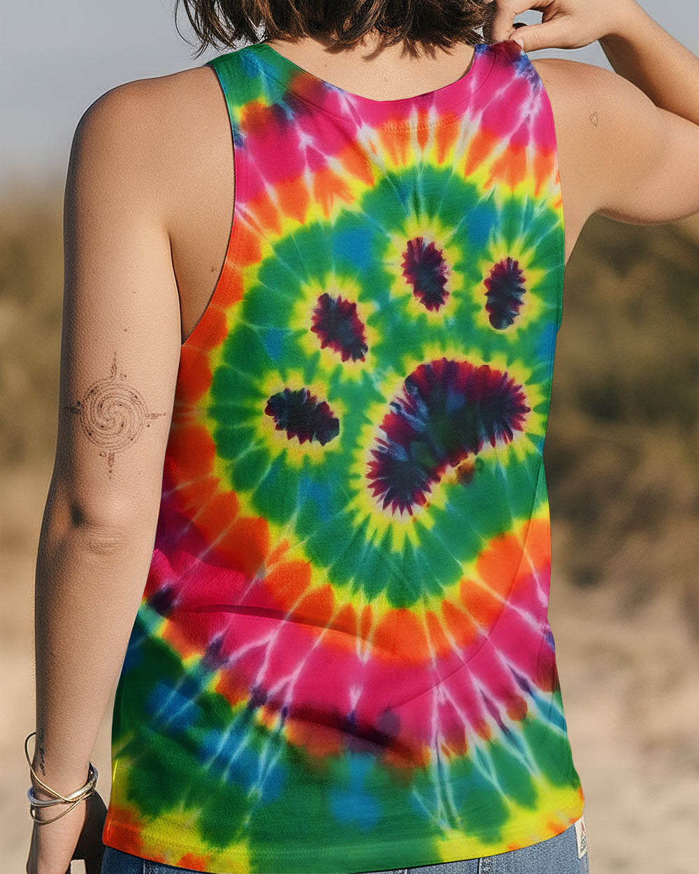 PAW PRINT TIE DYE ALL OVER PRINT - TLTW0912251