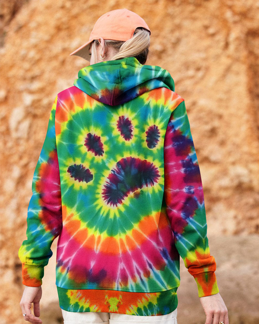 PAW PRINT TIE DYE ALL OVER PRINT - TLTW0912251