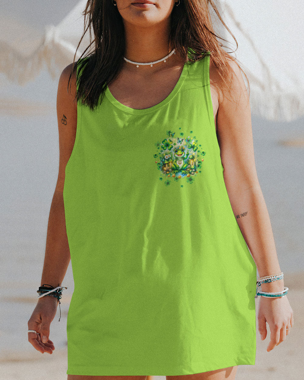 BE YOU THE WORLD WILL ADJUST FROG PATRICK'S DAY ALL OVER PRINT - TLTW1001243