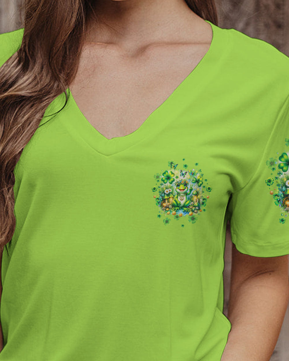 BE YOU THE WORLD WILL ADJUST FROG PATRICK'S DAY ALL OVER PRINT - TLTW1001243