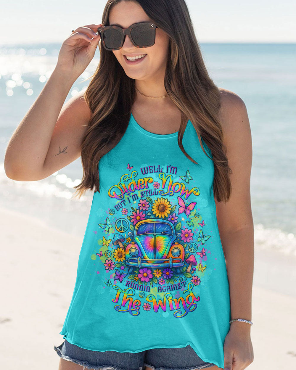 RUNNING AGAINST THE WIND CAR TIE DYE ALL OVER PRINT  - TLTW1004251