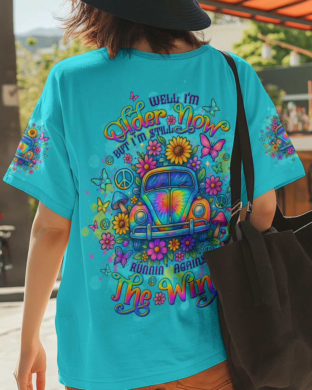 RUNNING AGAINST THE WIND CAR TIE DYE ALL OVER PRINT  - TLTW1004251