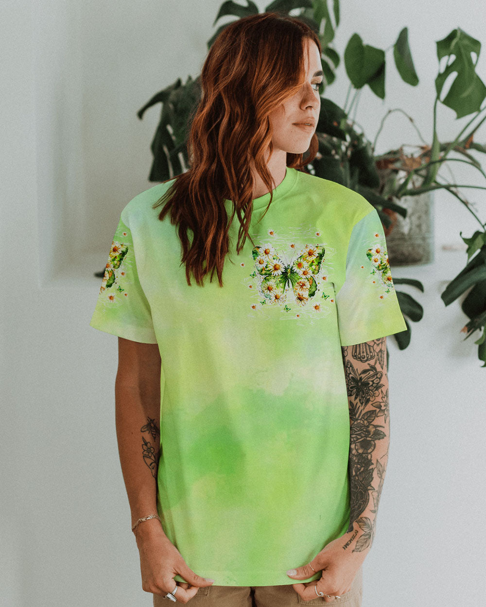 SHE BEGAN TO FLY BUTTERFLY ALL OVER PRINT  - TLTW1010243