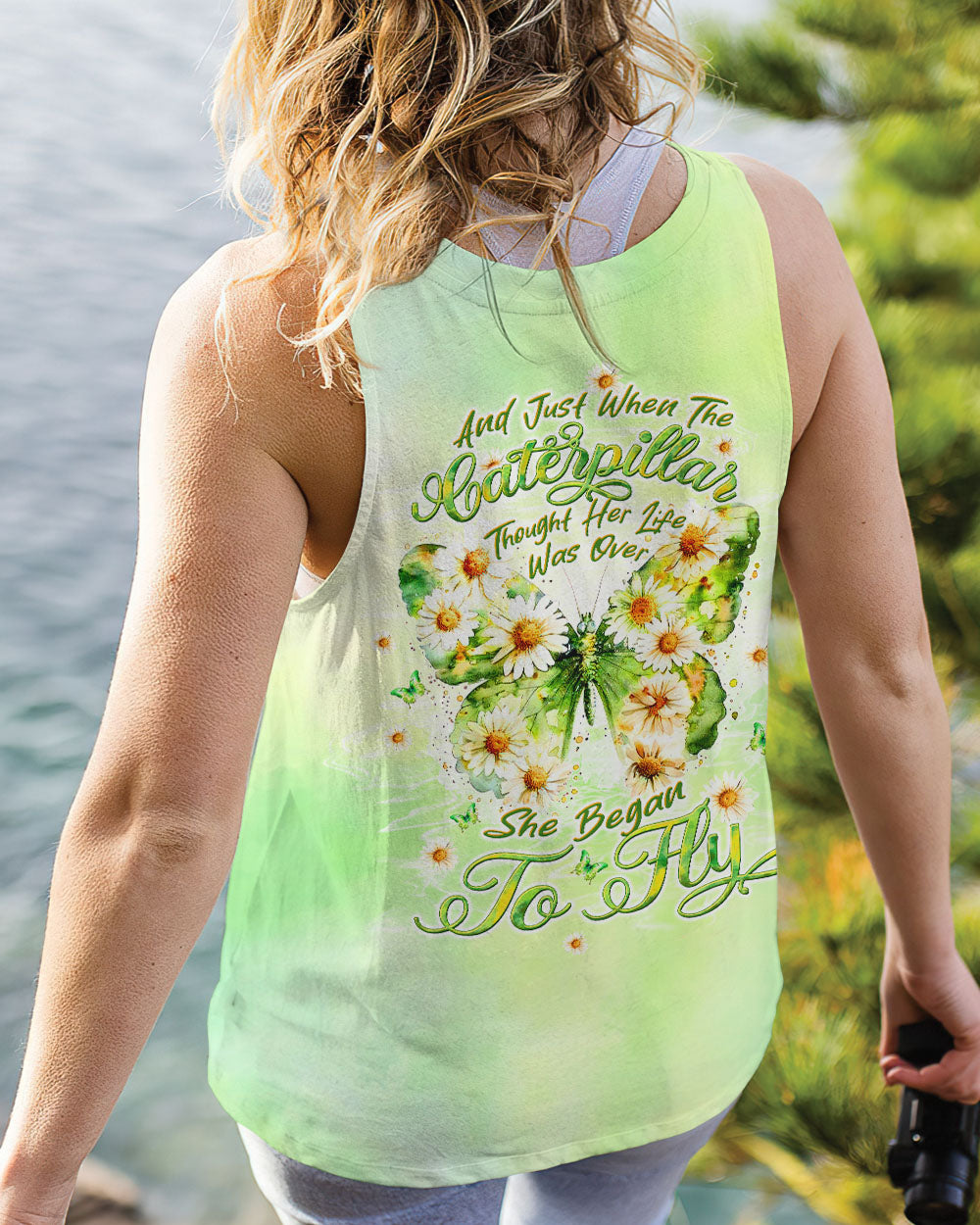 SHE BEGAN TO FLY BUTTERFLY ALL OVER PRINT  - TLTW1010243