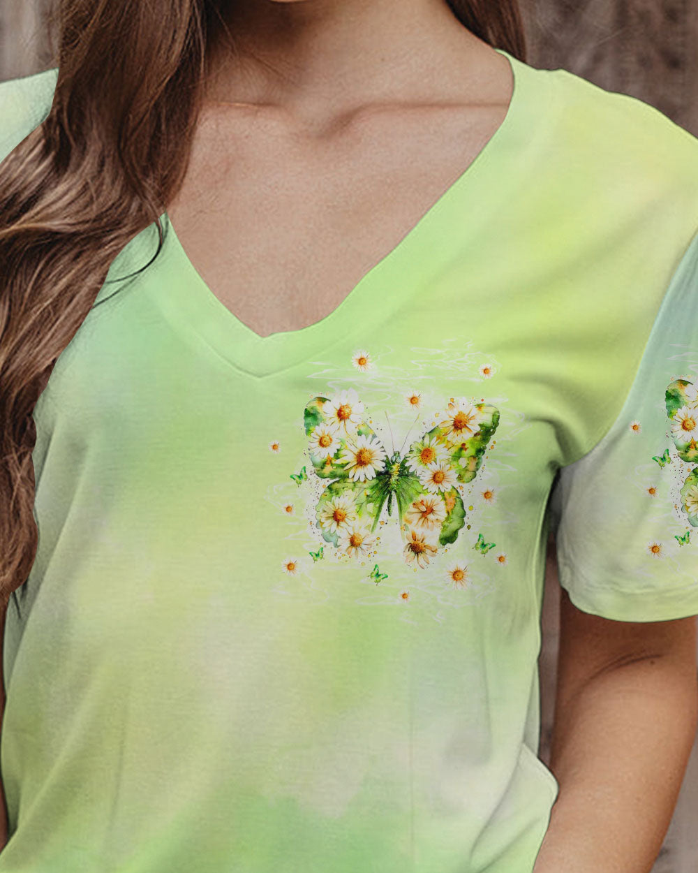 SHE BEGAN TO FLY BUTTERFLY ALL OVER PRINT  - TLTW1010243