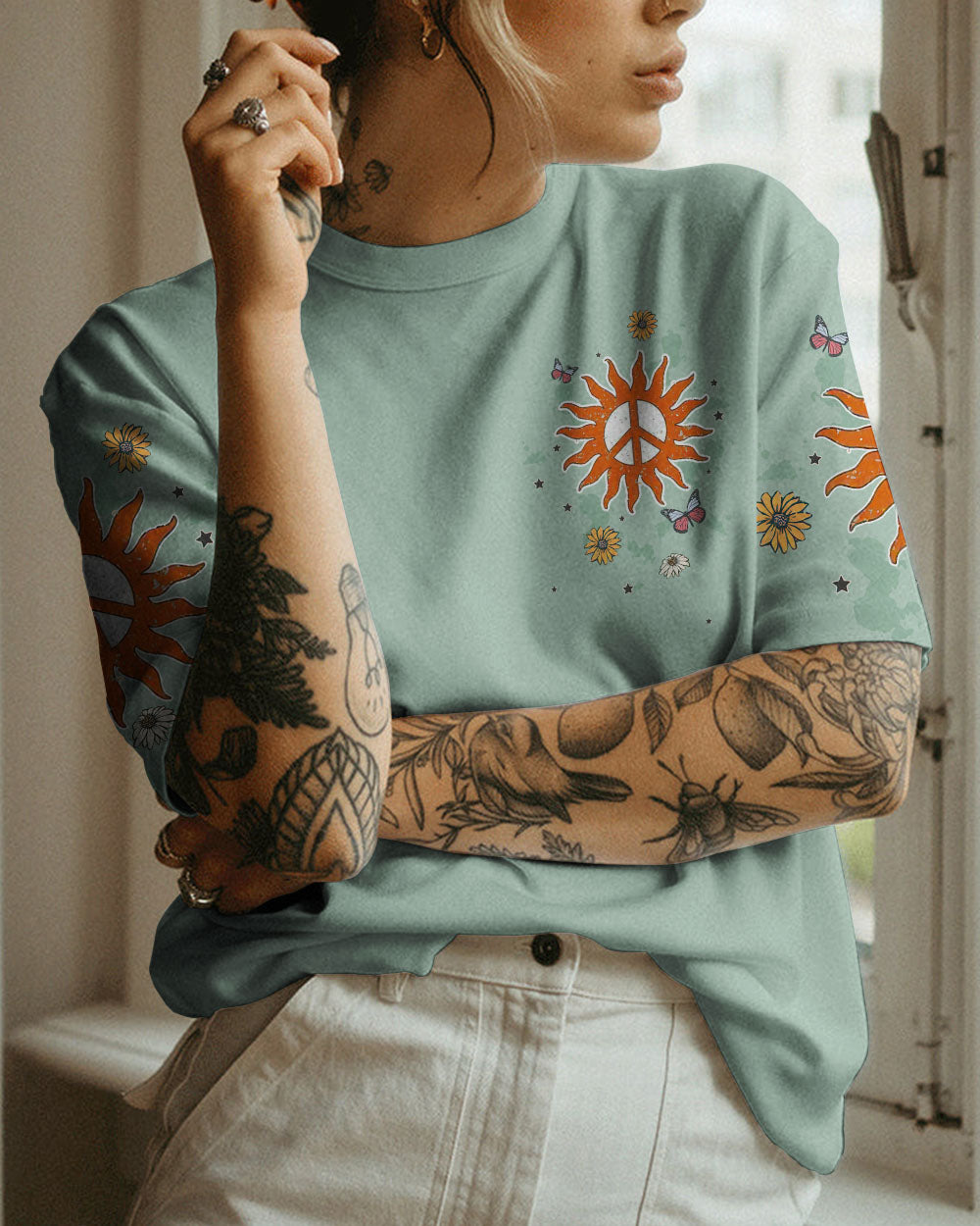 BE YOU THE WORLD WILL ADJUST ALL OVER PRINT - TLTW1107235