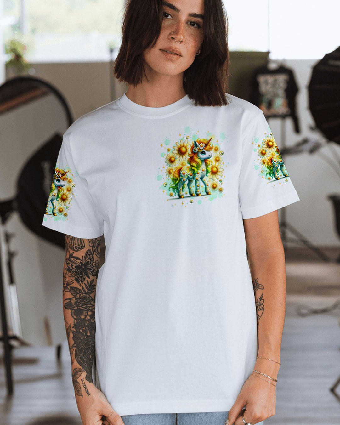 HIPPIE SOUL WITH A UNICORN HEART ALL OVER PRINT - TLTW1107253