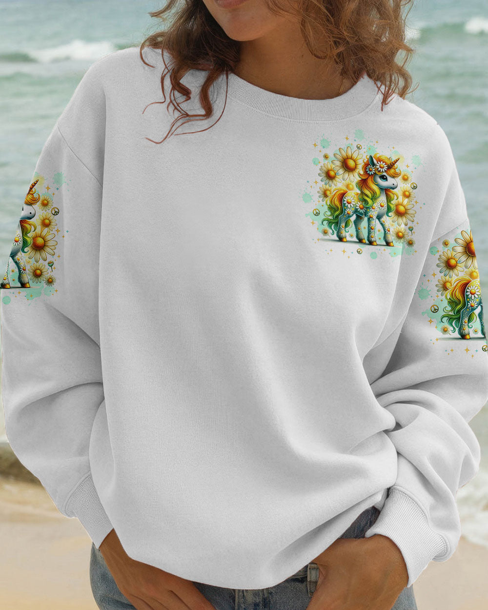 HIPPIE SOUL WITH A UNICORN HEART ALL OVER PRINT - TLTW1107253