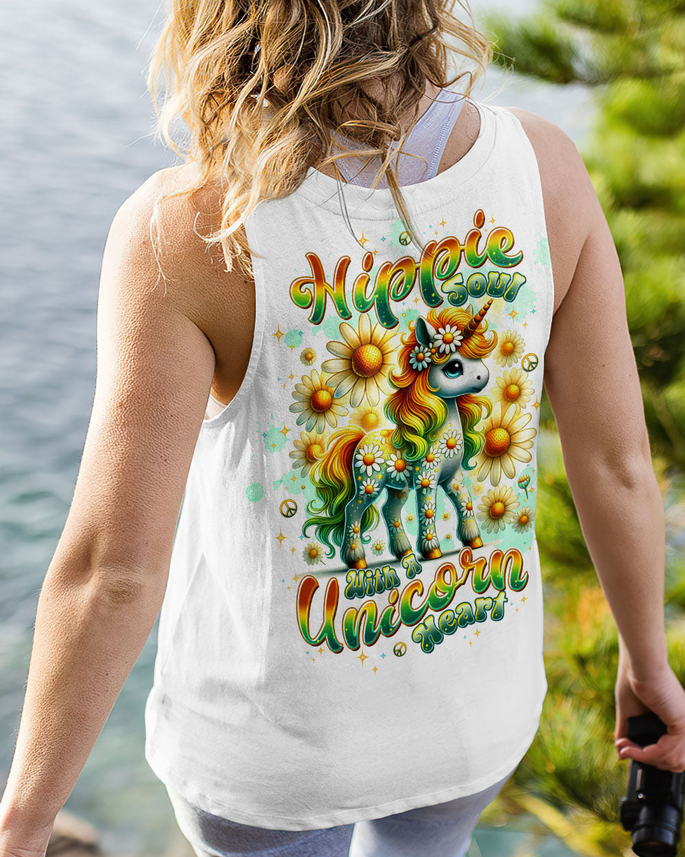 HIPPIE SOUL WITH A UNICORN HEART ALL OVER PRINT - TLTW1107253