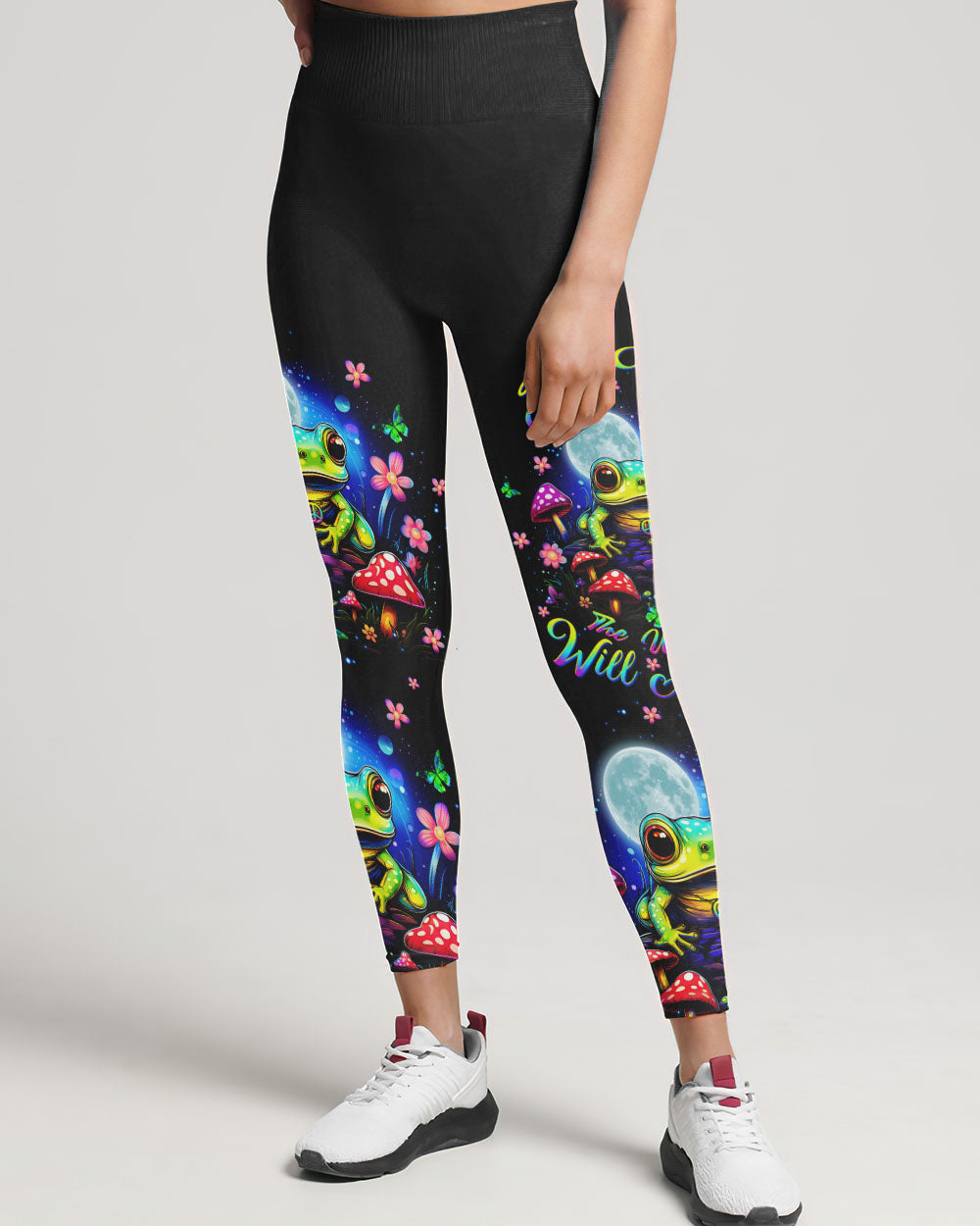 BE YOU THE WORLD WILL ADJUST FROG ALL OVER PRINT - TLTW1110234