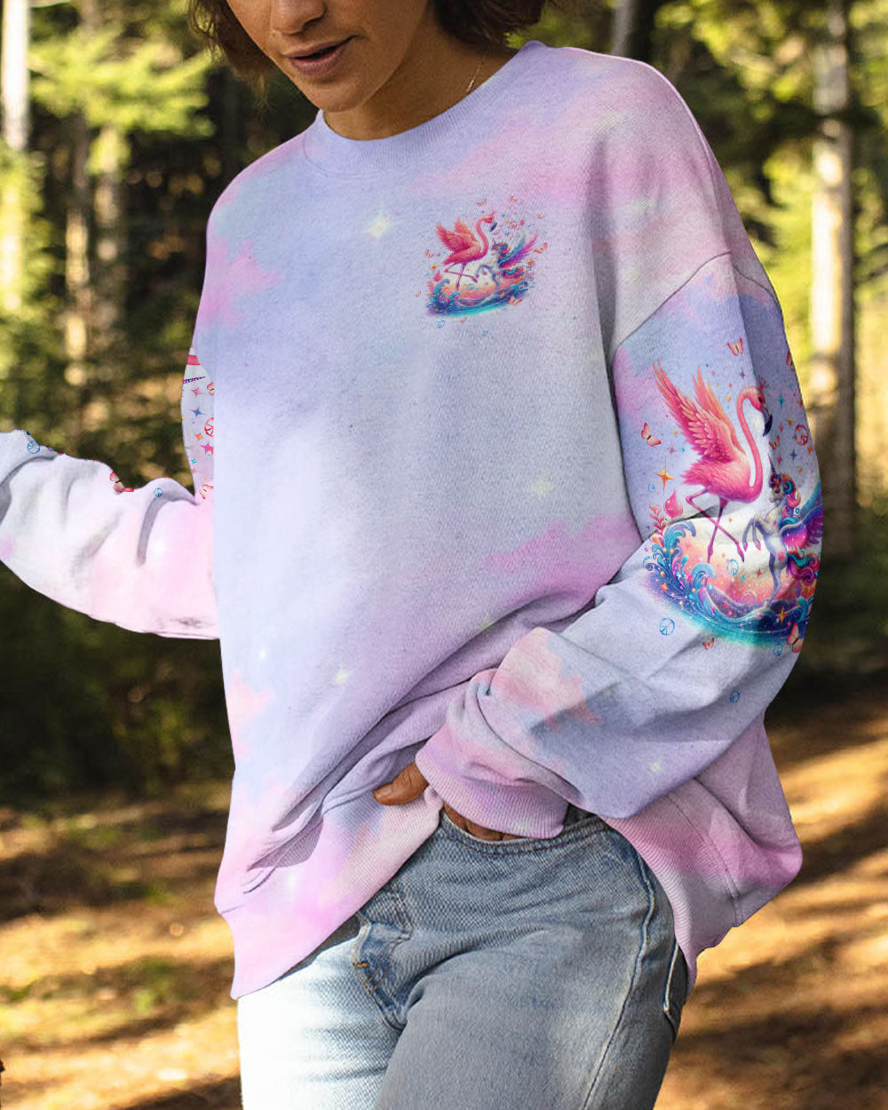 YOU DON'T HAVE TO BE PERFECT UNICORN FLAMINGO ALL OVER PRINT - TLTW1204243