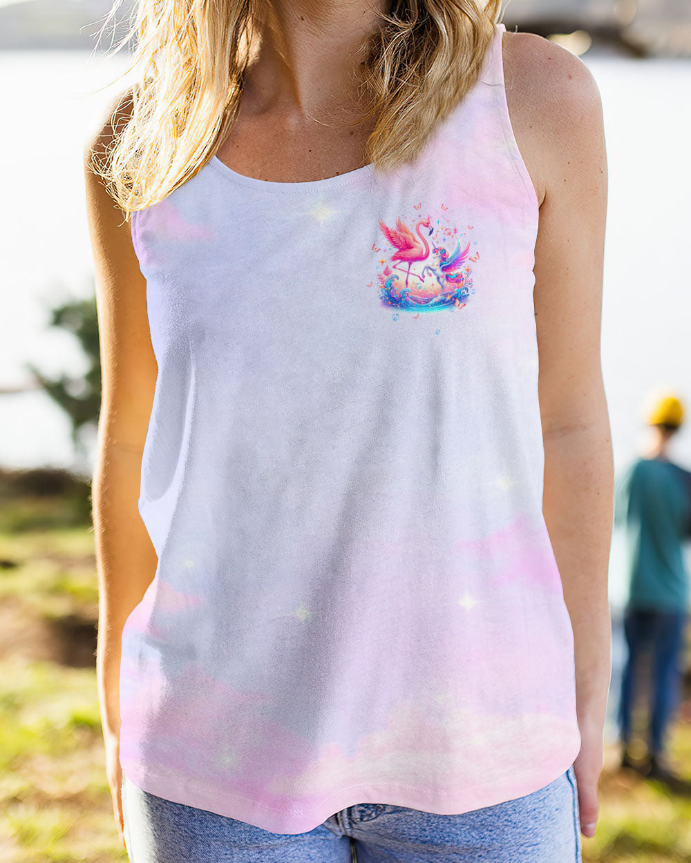 YOU DON'T HAVE TO BE PERFECT UNICORN FLAMINGO ALL OVER PRINT - TLTW1204243