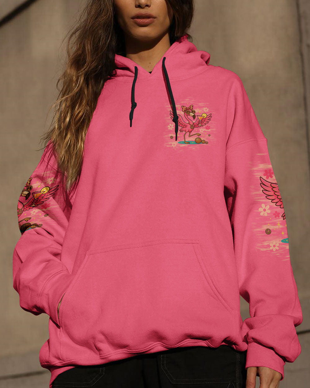 PRETTY IN PINK FLAMINGO ALL OVER PRINT - TLTW1205254